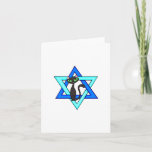 Jüdische Katzenstars Feiertagskarte<br><div class="desc">Jüdischer Star und bezaubernde Katze wünschen Ihnen glückliche jüdische Ferien.</div>