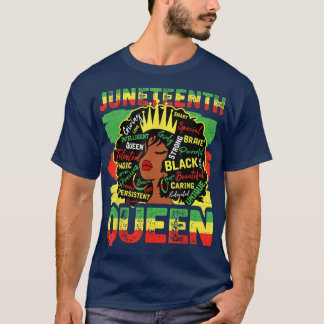 Jüdische Königin Black Women Natural Hair Afro War T-Shirt