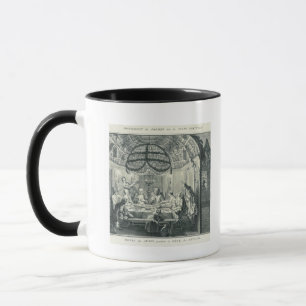Jüdische Mahlzeit während des Festes der Tasse