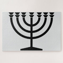 Jüdische Menorah (Symbol des Judentums) Puzzle