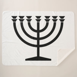 Jüdische Menorah (Symbol des Judentums) Sherpadecke