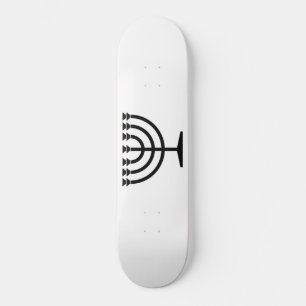 Jüdische Menorah (Symbol des Judentums) Skateboard