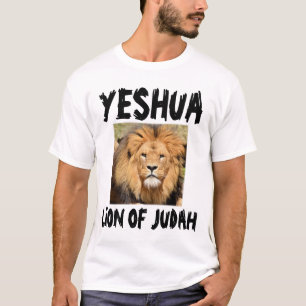 Jüdische messianische T - Shirt, Yeshua, Löwe von  T-Shirt
