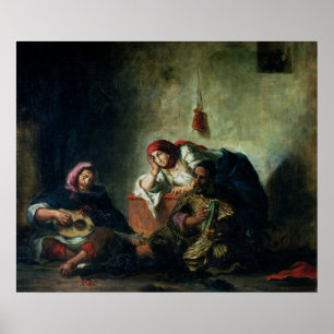Jüdische Musiker in Mogador, 1847 Poster