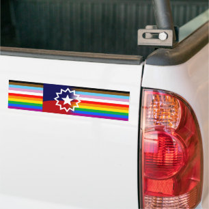 Jüdische Pride LGBTQ Autoaufkleber