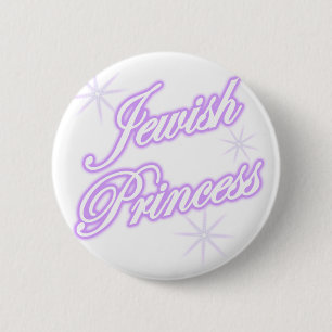 Jüdische Prinzessin lila Button