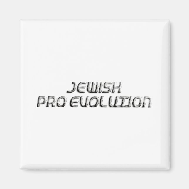 Jüdische Pro-Evolution Magnet (Vorne)
