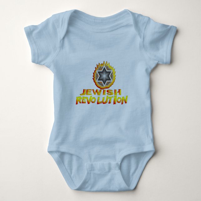 Jüdische Revolution Baby Strampler (Vorderseite)