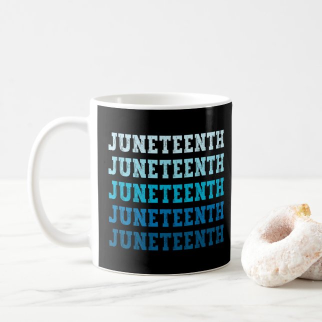 Jüdische Schwarzamerikanische Feier Cool Kaffeetasse (Mit Donut)