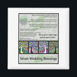 Jüdische sieben Hochzeitsseglinge Baum des Lebens  Magnet<br><div class="desc">Matching Wedding Einladungen Set verfügbar : Hochzeitsplanbuch, � Save the Date � Einladung/Magnet, Ankündigungen, Einladungen zur Verlobung, Einladungen zur Dusche, Bachelor & Junggeselinnen-Abschied Einladungen, � Out of Town Guest � Einladung, � Out of Town Guest Direction Card, � Out of Town Guest Luncheon/Dinner/Party Einladung, Einladungen, Kinder ite, Adult Invite, Matching...</div>