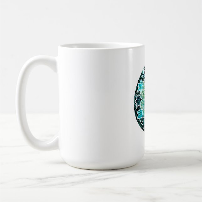 Jüdische Star-Medallion-Tasse Kaffeetasse (Links)