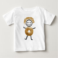 Jüdische T-Shirt-Kinder - Bagel-Kind