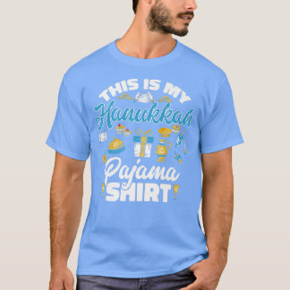 Jüdische Weihnachten Menora Dies ist mein Chanukka T-Shirt