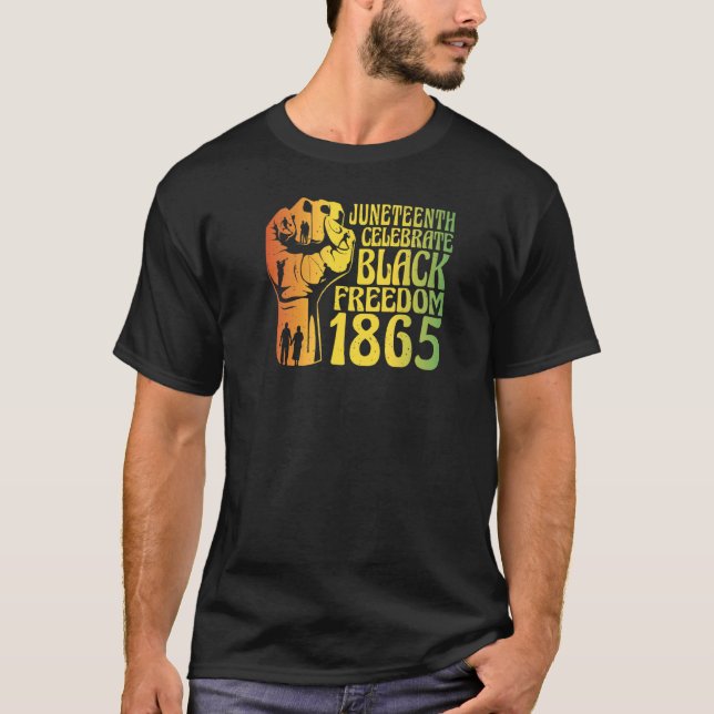 Jüdische Zerschlagung seit 1865 Melanin T-Shirt (Vorderseite)