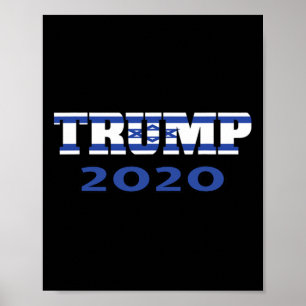 Jüdischer amerikanischer Jude für Trump-Anhänger I Poster