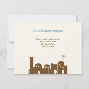 Jüdischer Bar Mitzvah-Empfang Dylan Max Jerusalem Einladung