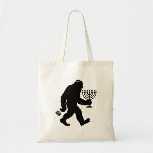 Jüdischer Bigfoot Chanukka Humor Lustig Tragetasche