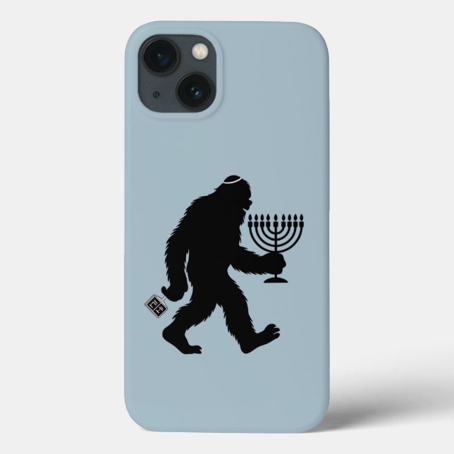 Jüdischer Bigfoot Hanukkah Chanukah Spaß Unglaubli Case-Mate iPhone Hülle (Rückseite)