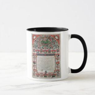 Jüdischer Ehevertrag (Pergament) Tasse