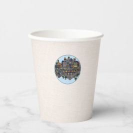 Jüdischer Feiertag Jerusalem Design Papierbecher