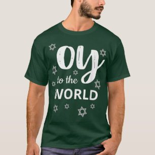 Jüdischer Geist auf der Welt Hanukkah Schneeflocke T-Shirt