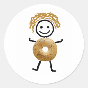 Jüdischer Geschenksticker Runder Aufkleber