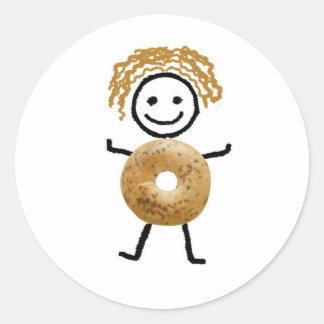 Jüdischer Geschenksticker Runder Aufkleber