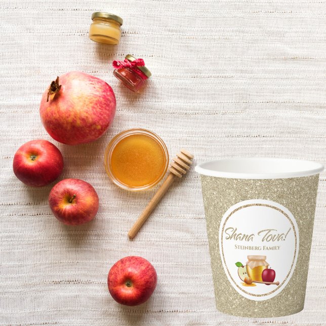 Jüdischer Holiday Rosh Hashanah Pappbecher (Von Creator hochgeladen)