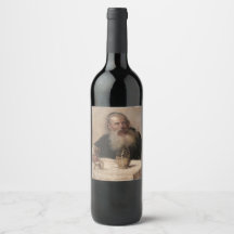 Jüdischer Mensch Trinkwein (von Olga Boznanska)