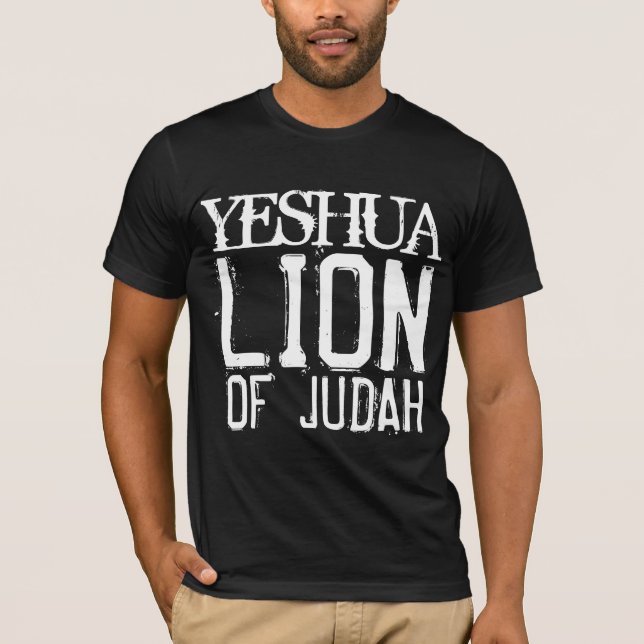 Jüdischer Messias, JESHUA LION JUDAH T - Shirt (Vorderseite)
