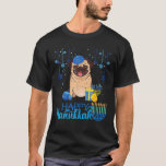 Jüdischer Mops Dog Menorah Hat Chanukah Hanukkah J T-Shirt<br><div class="desc">Jüdischer Mops Dog Menorah Hat Chanukah Hanukkah jüdische Weihnachten</div>