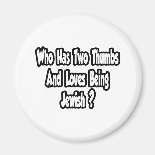 Jüdischer Pride Joke... zwei Thumbs Magnet