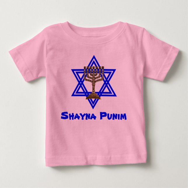 Jüdischer Shayna Punim Kleinkind-T - Shirt (Vorderseite)