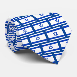 Jüdischer Staat der israelischen Flagge Krawatte