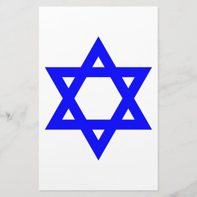 ✡︎ jüdischer Star von David Briefpapier (Vorderseite)