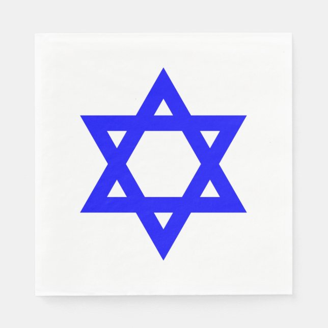✡︎ jüdischer Star von David Serviette (Vorderseite)