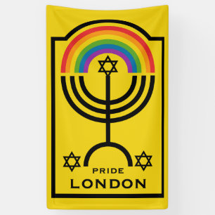 Jüdischer Stolz LGBTQ Banner