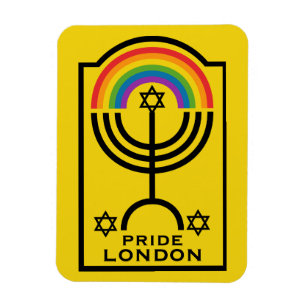 Jüdischer Stolz LGBTQ Magnet