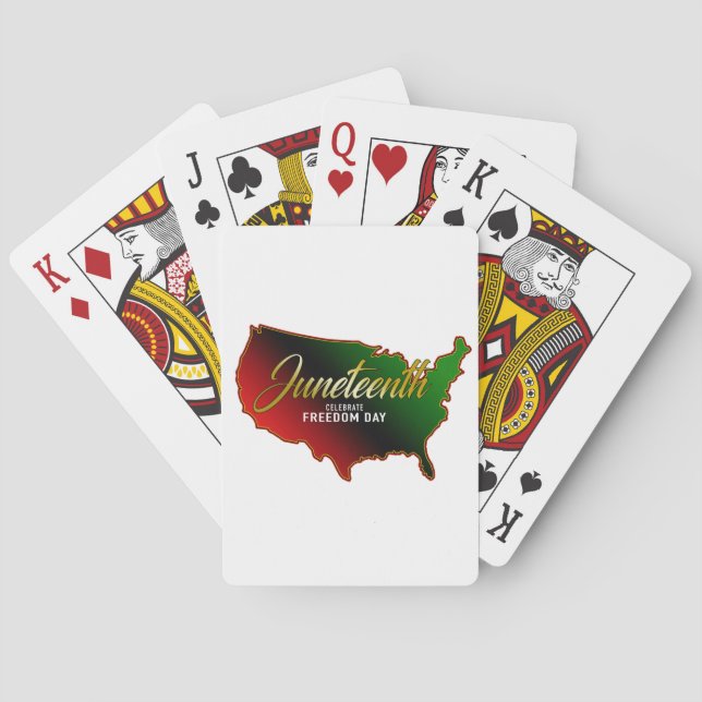 Jüdischer Unabhängigkeitstag Spielkarten (Rückseite)