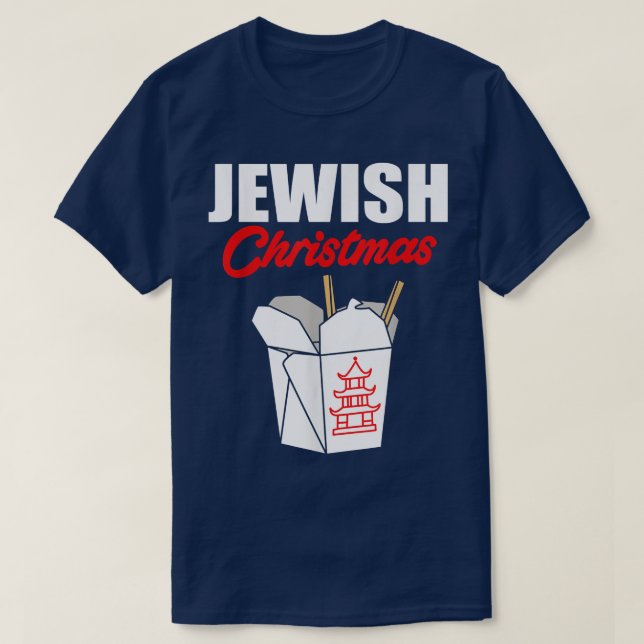 Jüdischer Weihnachtsanschukah Chanukah T - Shirt (Design vorne)