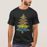 Jüdischer Weihnachtsbaum Happy Hanukkah Chanukah T-Shirt<br><div class="desc">Jüdisches Weihnachtsbaum Happy Hanukkah Chanukah Dreidel jüdisches Shirt</div>