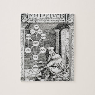 Jüdisches cabbalist, das ein sephiroth, Kopie Puzzle