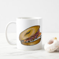 Jüdisches Deli Bagel Cream Cheese Lox Zwiebel Cape