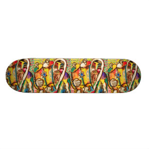 Jüdisches Feier-Skateboard - Torah Skateboard