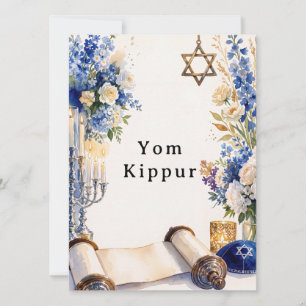 Jüdisches Jom Kippur Einladung