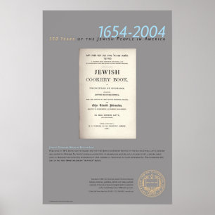 Jüdisches Kochen-Buch durch Esther-Abgabe Poster