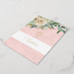 Jüdisches Mädchen Gold Baby Namensschild Roses Rel Folieneinladung<br><div class="desc">Rose mit Goldplätzen - Einladung zur hebräischen Namensgebung. Das Blumendesign hat einen Text,  der leicht auf Ihre Informationen geändert werden kann. Wählen Sie aus einer Reihe von Papiertypen.</div>