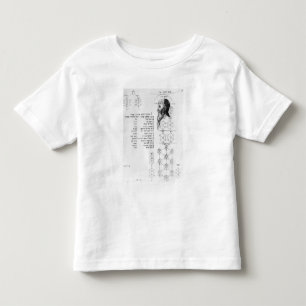 Jüdisches Manuskript, das Phrenologie Kleinkind T-shirt