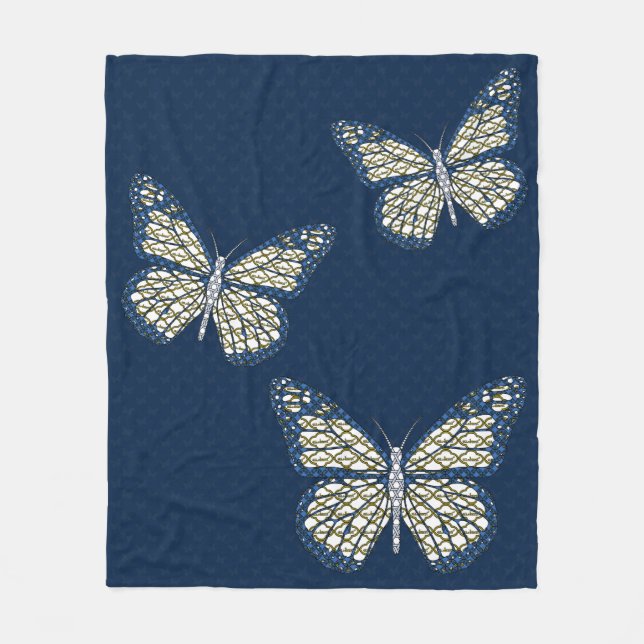 Jüdisches Monarch Fleece Blanket (Vorderseite)