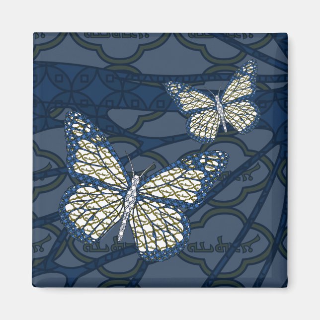 Jüdisches Monarch Magnet (Vorne)
